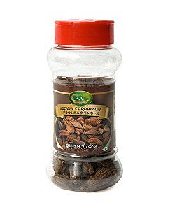 ブラウンカルダモン ホール ボトル入り Brown Cardamom Whole (ID-SPC-440)