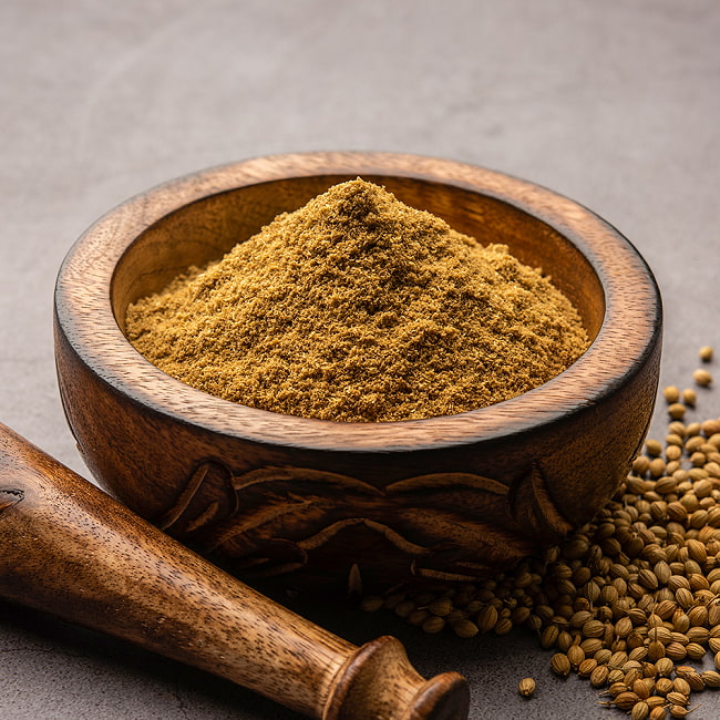 【高級品質】コリアンダーパウダー - Coriander Powder【100gパック】 [Viraki Bros]の写真コリアンダー,Coriander Powder
