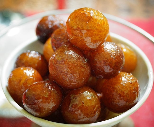クラブジャム - Gulab Jamun(１?)【Jabsons】の写真スイーツ,グラブジャムン,インドお菓子