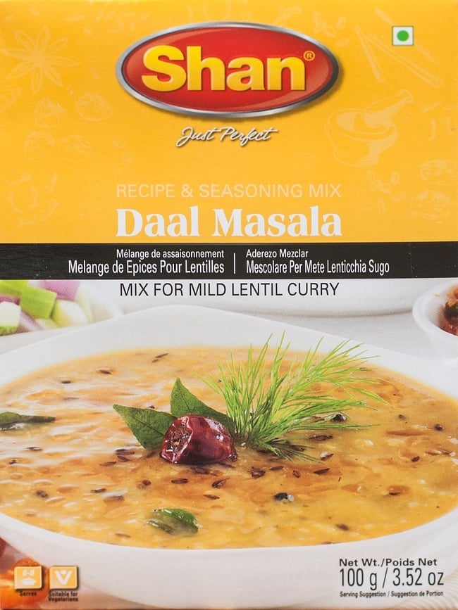 ダル カレー スパイス ミックス - 100g 【Shan】の写真Shan,パキスタン料理,パキスタン,カレー,スパイス ミックス,ハラル