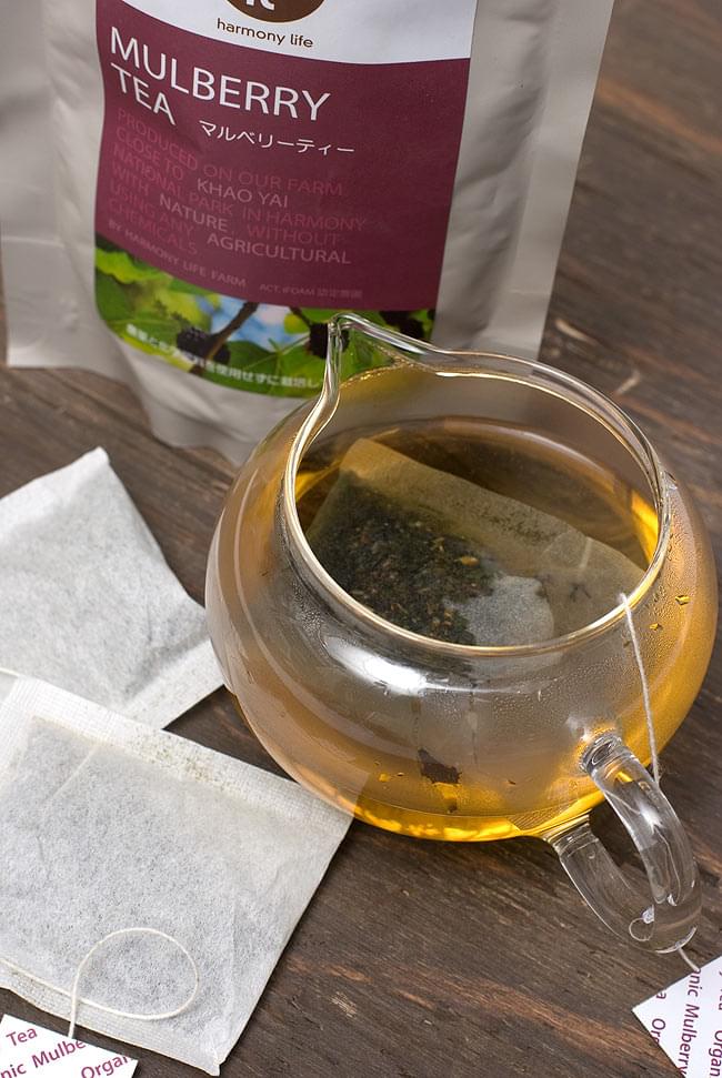 マルベリーティー - 桑の葉茶 【HLJ】 2 - マルベリーティーを入れてみました。味はと言うと蚕になった気分です。