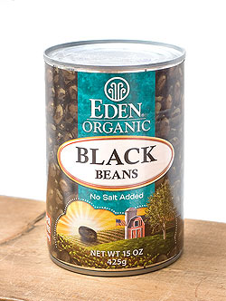 【オーガニック】ブラック ビーンズ　缶詰 - Black Beans 425g【アリサン】(ID-SPC-758)