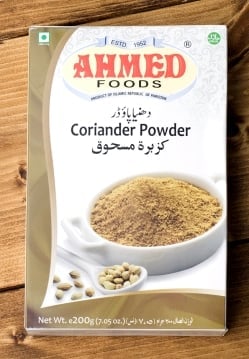 コリアンダー　パウダー 200g 箱入り Coriander Powder 【AHMED】(ID-SPC-797)