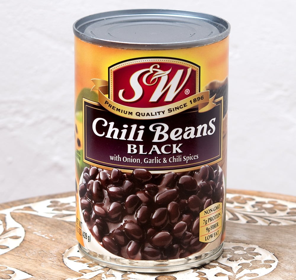 ブラックチリビーンズ 425g 缶詰 - Black Chili Beans 【SW】 の通販 - TIRAKITA.COM