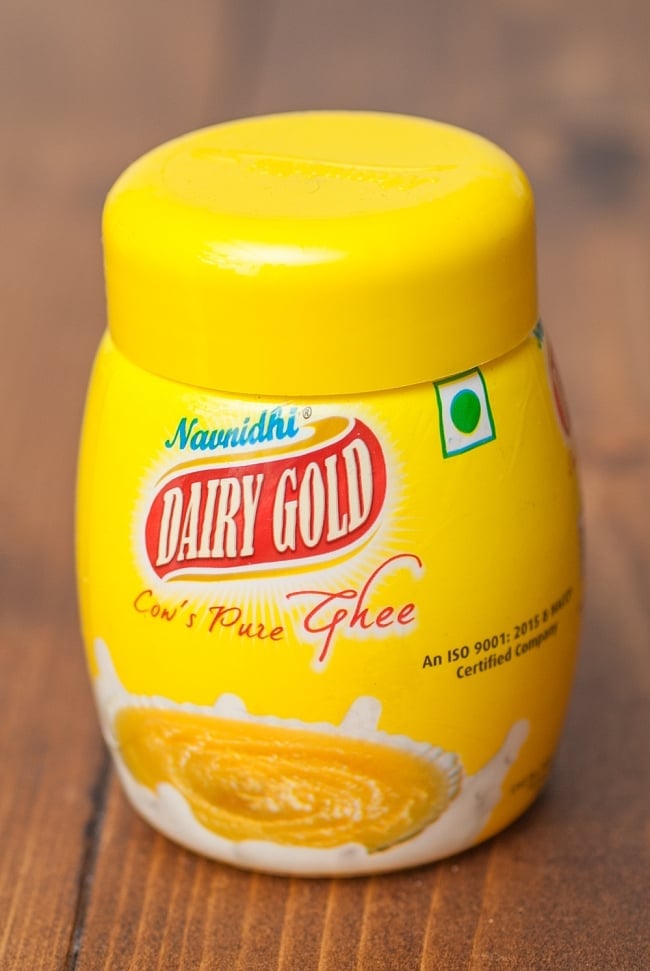 ギー　ghee【Dairy Gold】200mlの写真1枚目です。日本では珍しいサイズです。ギーバター,ギーオイル,アーユルヴェーダ,万能オイル