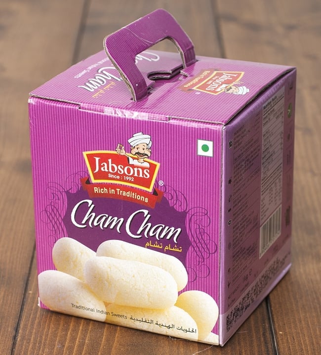 チャムチャム-Cham Cham　1kg【JABSONS】の写真インド スイーツ,インド お菓子,激甘,ミターイ,おみやげ,手みやげ