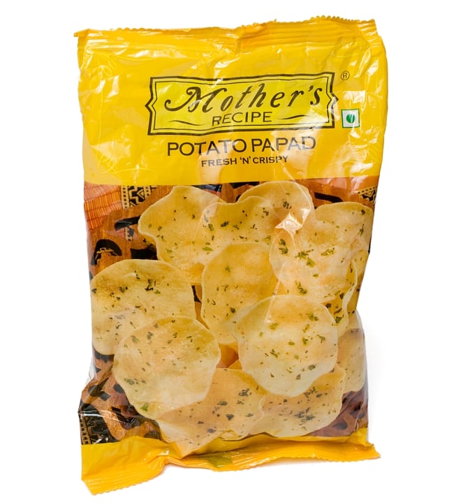 じゃがいものパパド - POTATO PAPAD  75g[Mother]の写真パパド,Papad,インド,せんべい