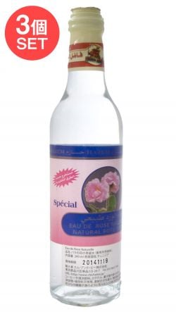 【送料無料・3個セット】ローズウォーター ナチュラル- Rose Flower Water 【Hazem】の商品写真