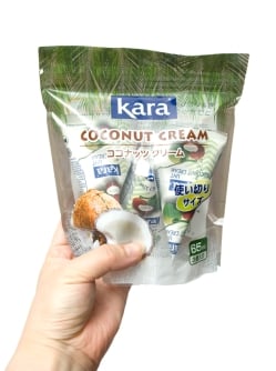 【送料無料・20個セット】ココナッツクリーム 3個パック 65ml×3個入 【Kara】 - サブ4
