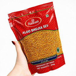 【10個セット】インドのお菓子 スパイシーポテトスナック アルーブジア - ALOO BHUJIA - サブ4