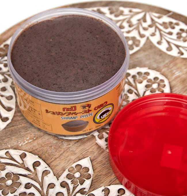 【送料無料・7個セット】シュリンプペースト(ガピ)　カップ Ｌサイズ [500g] 5 - 中を開けた所です