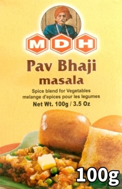 【送料無料・12個セット】パヴパジマサラ - 100ｇ 小サイズ【MDH】 - サブ2