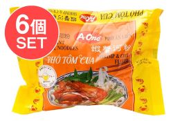 【6個セット】ベトナム・フォー (袋) 【A-One】 エビとカニ味の画像