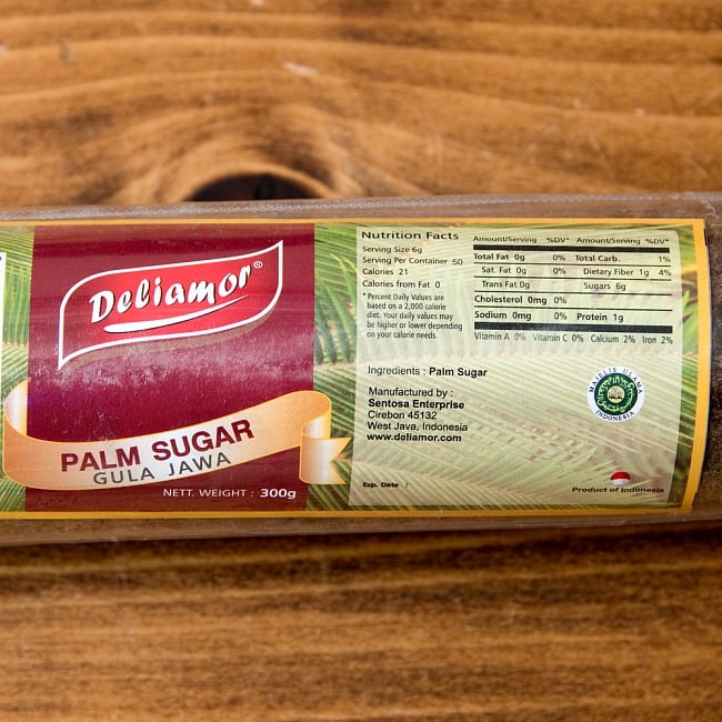 【24個セット】【Deliamor】Palm Sugar - GULA JAWA パームシュガー (ココナッツシュガー) 4 - 拡大写真です