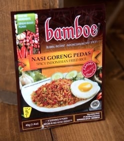 【3個セット】【bamboe】Nasi Goreng Pedas インドネシア風辛口チャーハン - ナシゴレンプダスの素 - サブ3
