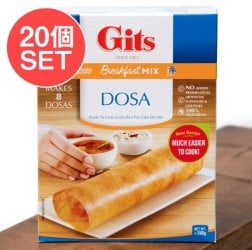 【送料無料・20個セット】南インドの軽食 ドーサの素 - Dosai Mix 【Gits】