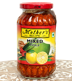 【送料無料・12個セット】〔300g〕インドのピクルス （アチャール） - ミックス 【Mother】 - サブ2