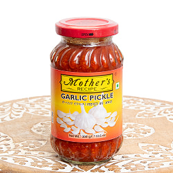 【送料無料・12個セット】〔300g〕インドのピクルス (アチャール) - ガーリック 【Mother】 - サブ2