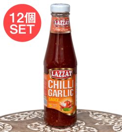 【12個セット】チリ ガーリック ソース - Chilli Garlic Saucce 330g 【LAZZAT】 - メイン