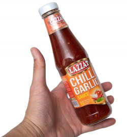 【3個セット】チリ ガーリック ソース - Chilli Garlic Saucce 330g 【LAZZAT】 - サブ5