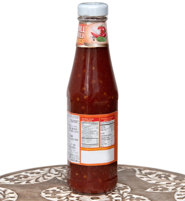 【6個セット】チリ ガーリック ソース - Chilli Garlic Saucce 330g 【LAZZAT】 4 - 裏面です