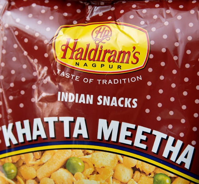 【ケース販売・40個セット】インドのお菓子 甘酸っぱいスナック - カッタミータ - KHATTA MEETHA 6 - インドの老舗Hardiram社製品です