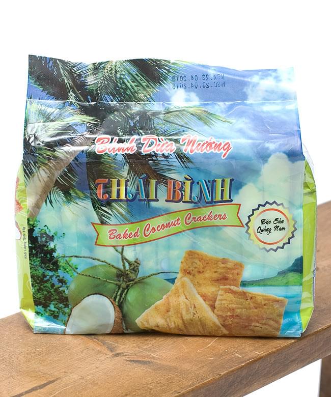 【ケース販売・24個セット】ベトナムスナック ココナッツクラッカー【THAI BINH】 3 - ベトナムチックな袋がたまらない。