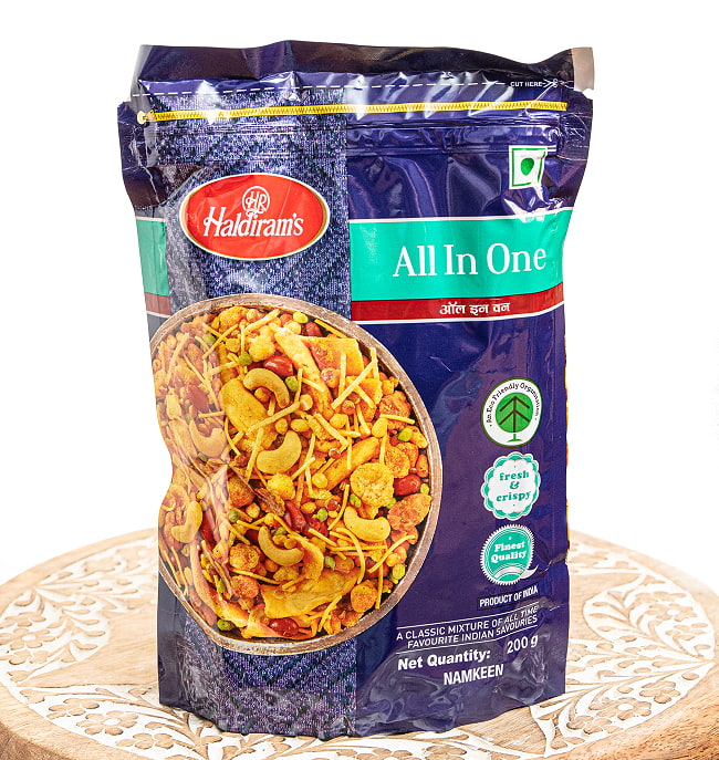 【送料無料・20個セット】インドのお菓子 オールインワン - ALL IN ONE 2 - パッケージ表面です。