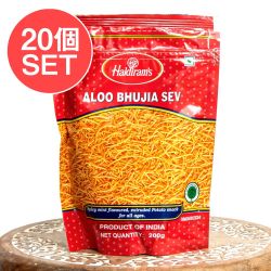 【送料無料・20個セット】インドのお菓子 スパイシーポテトスナック アルーブジア - ALOO BHUJIAの数割選択写真