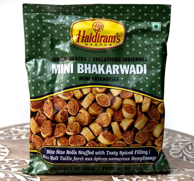 【ケース販売・20個セット】インドのお菓子 Mini Bhakarwadi - ミニバッカルワリ 2 - パッケージ写真です