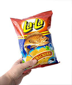 【12個セット】フィッシュクラッカー レギュラー味 - Fish Crakers Regular 〔Lala〕 - サブ4
