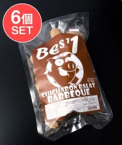 【6個セット】〔低糖質！ロカボスナック〕チチャロン スナック - 豚皮の唐揚げ バーベキュー味 Chicharon Barbeque 〔Best１〕　糖質オフ - メイン