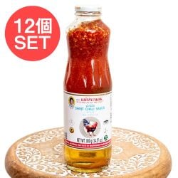 【12個セット】スウィート チリ ソース 瓶 Lサイズ　 [980g]【メーパノム】の画像