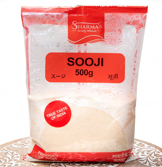 【5個セット】セモリナ粉 - スージ Sooji 【500g】Sharma 2 - 全体写真です