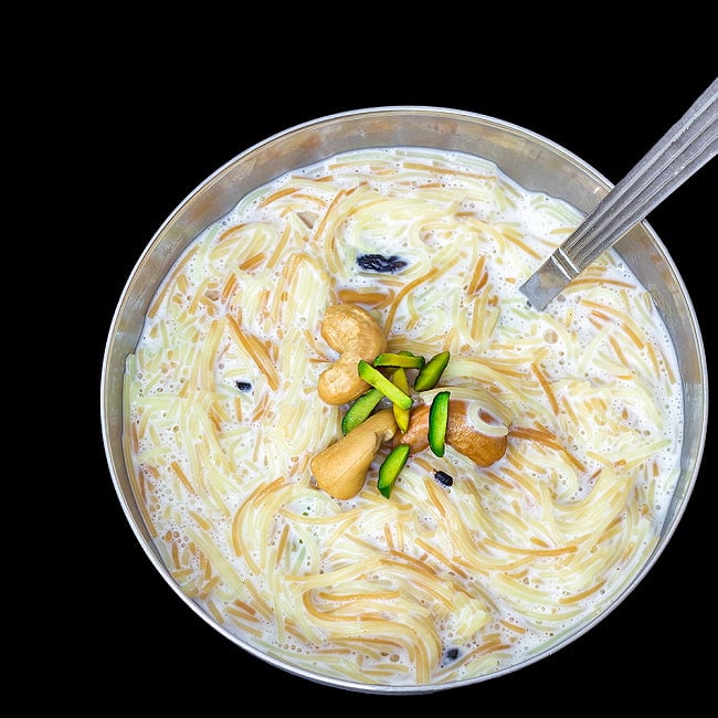 【5個セット】バーミセリ − インドのビーフン  − Vermicelli Long Roasted 5 - インドのお菓子キールを作る時に使われます