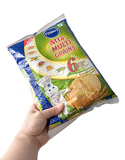 【5個セット】雑穀入り アタ粉 ATTA MULTI GRAINS 【1Kg】 - サブ4