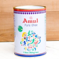 【送料無料・6個セット】ギー ピュア 1000ml 大サイズ - Pure Ghee 【Amul】 - サブ2