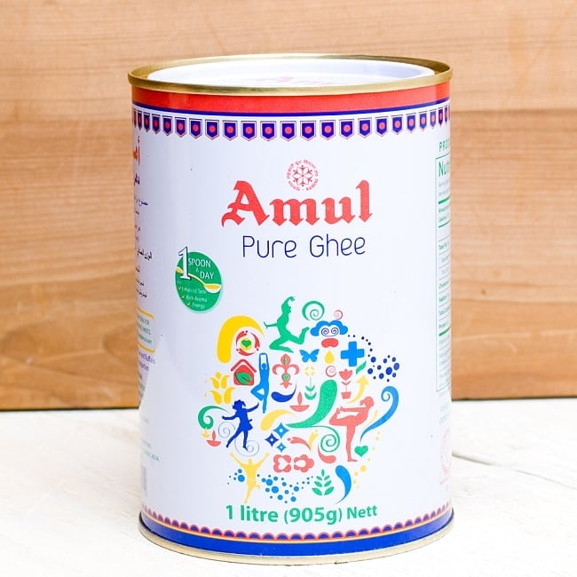 【送料無料・6個セット】ギー ピュア 1000ml 大サイズ - Pure Ghee 【Amul】 2 - 精製を丹念にした、純度の高いインド版バターです。現在庫の商品は赤いフタがついていない商品となります。また、パッケージのデザインが違う場合がございますが、内容などは変わりませんのでそのままお送りさせていただきます。