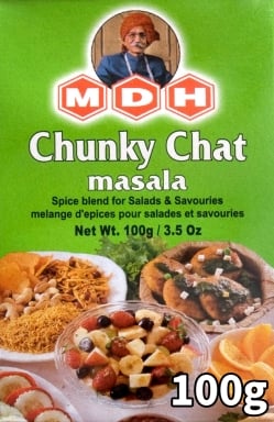 【10個セット】チュンキー チャット マサラ  スパイス ミックス - 100g 小サイズ 【MDH】 - サブ2