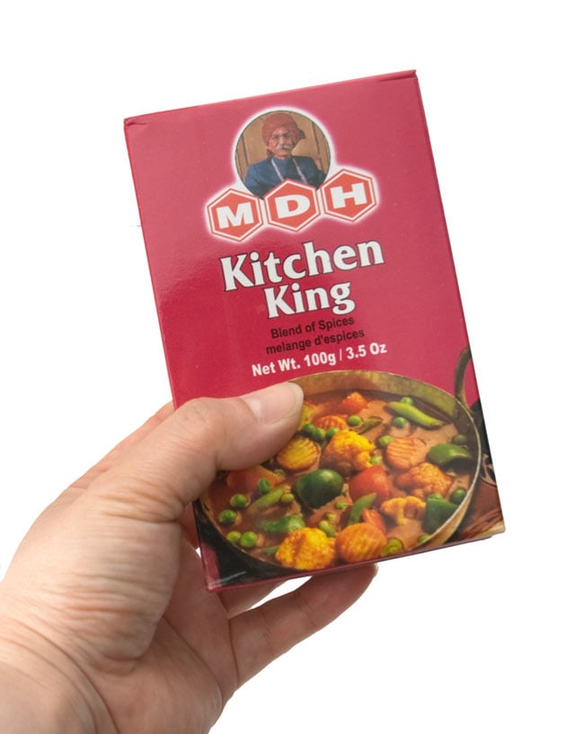 【12個セット】キッチンキング スパイス ミックス - 100g 小サイズ 【MDH】 5 - 手に持ってみました。