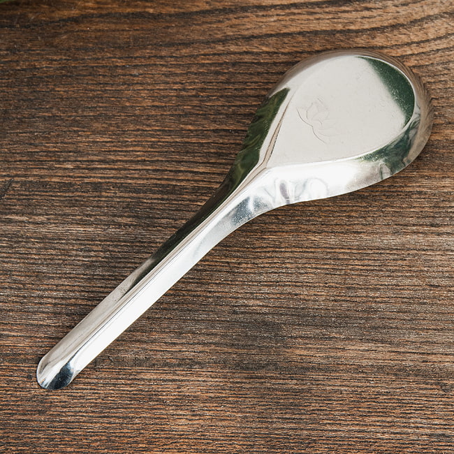 【30個セット】ベトナムのスプーン　ロータス模様がかわいい　レンゲ 6 - 裏面です。