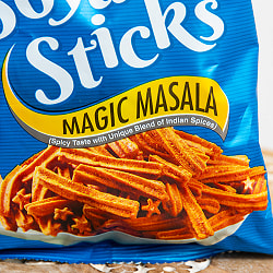 【6個セット】ソヤ スティック マジック マサラ 味 - Soya Sticks Magic Masala 180g 【Jobsons】 - サブ3