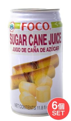 【6個セット】サトウキビジュース（甘庶汁）　缶 [350ml] 【FOCO】の画像