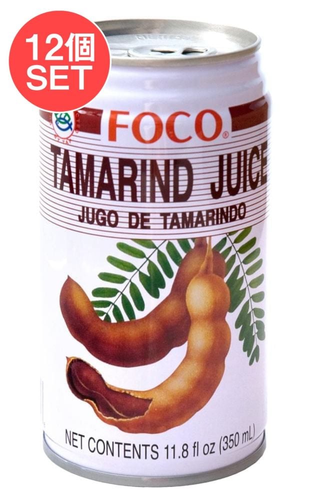 【12個セット】タマリンド ジュース[350ml](FOCO)の写真セット,タイ,ジュース,タマリンド