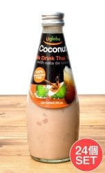 【24個セット】ココナッツミルクドリンク タイティー ナタデココ入り ‐ Coconut Milk Drink Thai Tea With Nata de coco 【U globe】の数割選択写真
