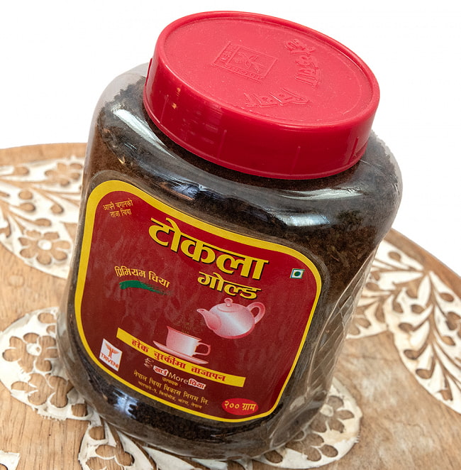 【6個セット】ネパールの紅茶 トクラゴールド CTC 紅茶 - TOKLA GOLD 200g 4 - 斜めから撮影しました