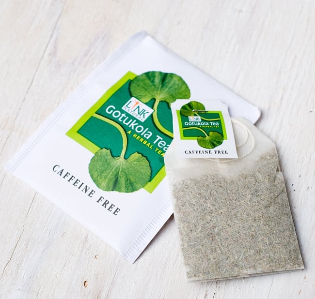 【12個セット】ゴトゥコラティー【ゴツコラティ】 - Gotukola Tea 【LINK NATURAL】 7 - 中身はティーバッグです