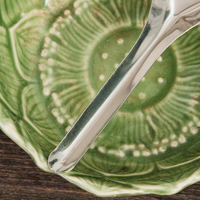 【20個セット】ベトナムのスプーン　ロータス模様がかわいい　レンゲ 5 - 持ち手部分です。