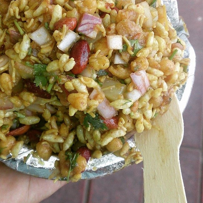【6個セット】簡単! ベルプリキット - Wah Luft Bhel Puri Kit 500g 9 - 本場インドではこのようにして売っています