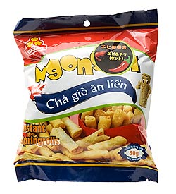 【自由に選べる6個セット】ベトナムスナック 海老ミニ春巻き 海老&ガーリック味 50g 【VISSAN】 - サブ3